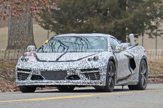 雪佛兰科尔维特C8混动版谍照首曝 2022年正式发布