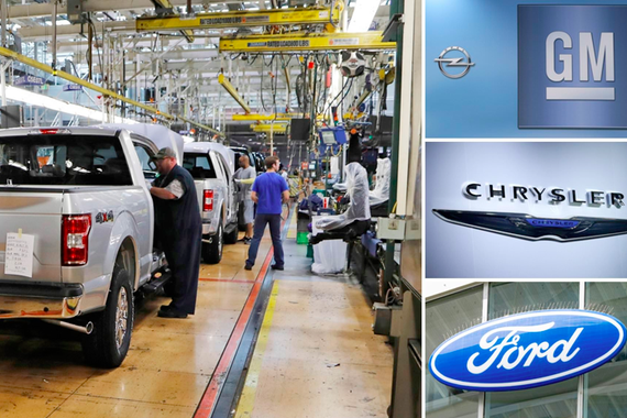通用福特FCA或将北美工厂停产时间延长至4月