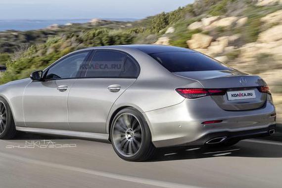 2021奔驰C级轿车渲染图曝光 有望推出插电混动版