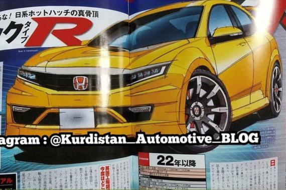 本田新思域惊现杂志封面，前脸造型更紧凑，搭2.0T混动