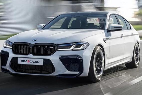 宝马M5曝光，造型更激进，4.4T引擎动力更强，再说5系不合适了