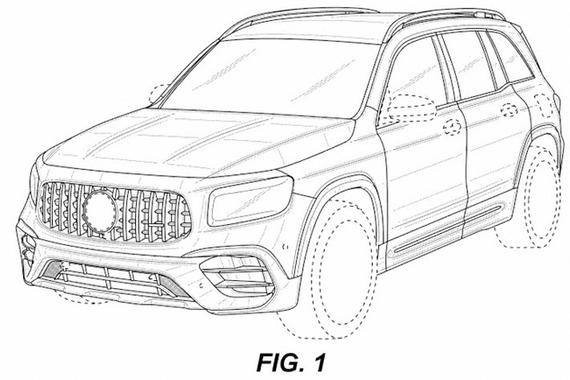 梅赛德斯-AMG GLB 45专利图！2.0T+四驱，年内亮相，动力更强