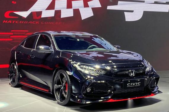 2020粤港澳车展：比高八更香 两厢思域原型车首发亮相