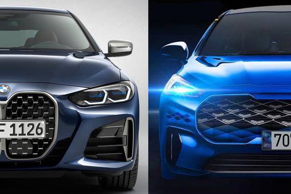 集体换标后又扎堆换大嘴 宝马“拍了拍”起亚