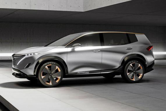 日产第3款纯电动车曝光 CMF-EV架构/续航500公里