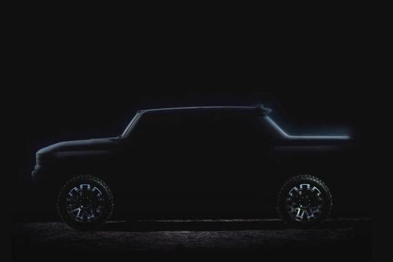 GMC悍马电动版10月20日全球首发 具有螃蟹模式四轮转向