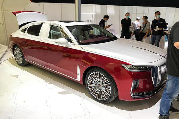 北京车展探馆：红旗H9+长轴距版实车照