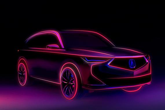 全新讴歌MDX预告图曝光 将10月14日亮相