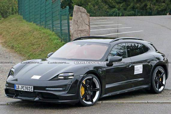 保时捷Taycan猎装版低伪谍照曝光 性能强更实用