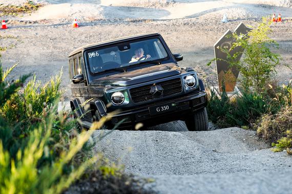 真香警告依旧 场地试驾奔驰G350