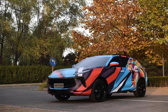 雄狮来袭 实拍东风风行T5 EVO伪装车