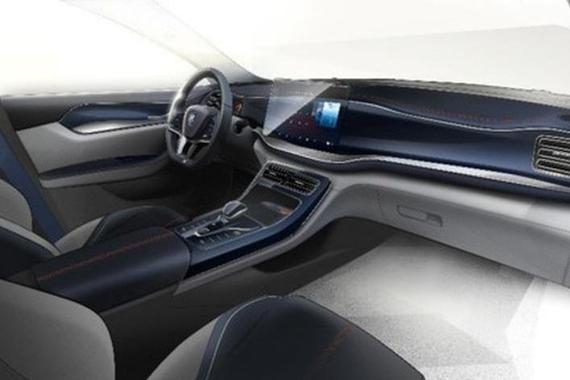 比亚迪秦PLUS内饰渲染图曝光 颇有国风韵味