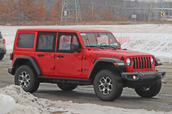 Jeep牧马人半门版测试车曝光 或于2021年上市