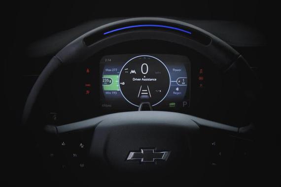 CES2021：新一代雪佛兰Bolt预告 全新数字仪表