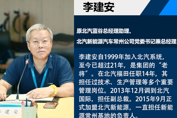 人事变动｜李建安任蓝谷智慧能源总经理