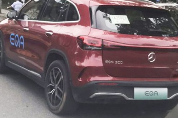 国产奔驰EQA实车路试 续航将达500公里