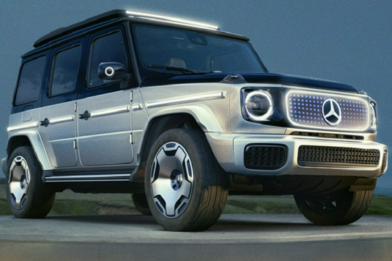 梅奔4电机EQG概念车首次亮相 保留梯形框架底盘