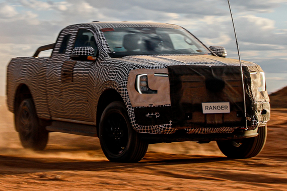 福特发布全新2023款Ranger皮卡效果图，拟于2022年上市销售