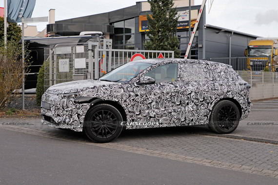 2023款奥迪Q6 E-Tron谍照曝光，或搭载100kWh电池组