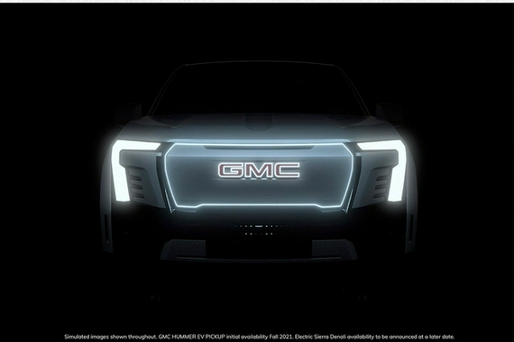 明年正式亮相 GMC Sierra Denali EV预告图发布