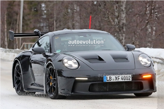 有望年内亮相 新款保时捷911 GT3 RS谍照曝光