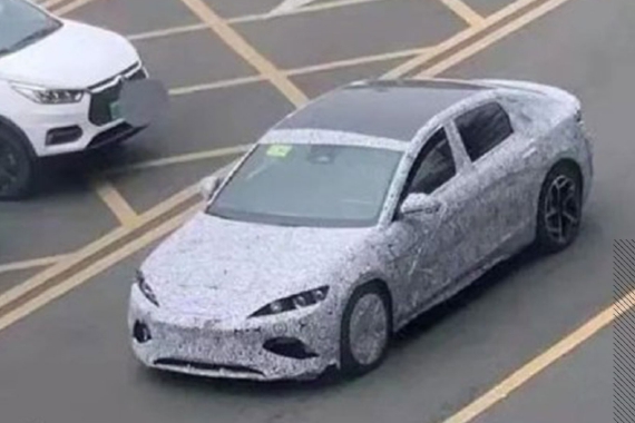 或命名“海豹” 比亚迪海洋系轿车最新谍照曝光