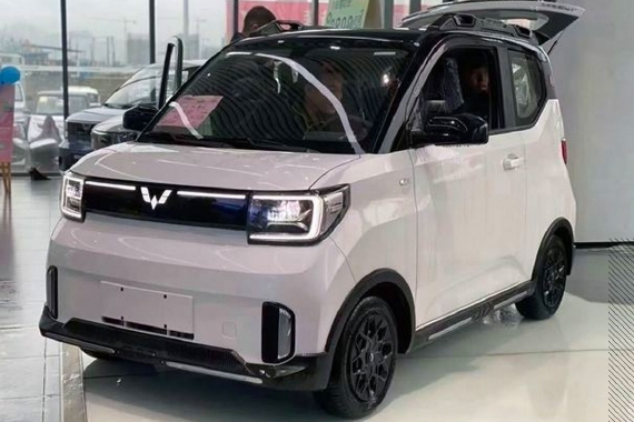 前脸调整/增加GB标志 新款宏光MINIEV实车图曝光