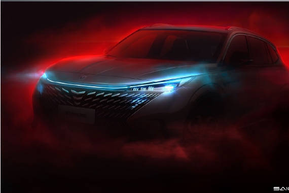 全新贯穿式灯组设计 第三代荣威RX5渲染图曝光
