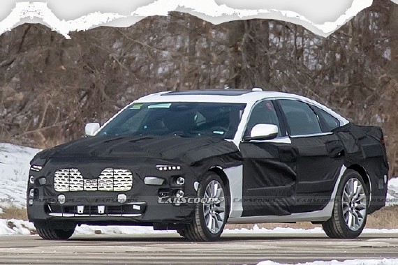 LED灯组/保险杠升级 新款凯迪拉克CT6谍照曝光