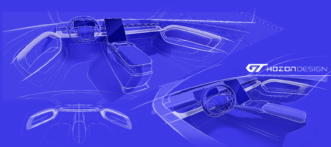 哪吒GT内饰渲染图曝光 4月4日正式亮相