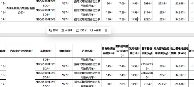 两种电池容量 iCAR V27续航信息公布