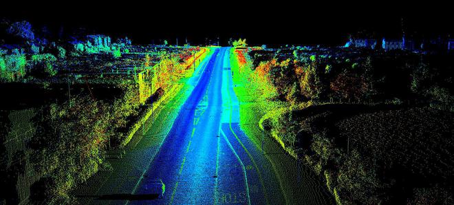 顶部激光雷达生成的图像