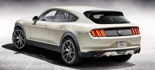 福特纯电Mustang SUV渲染图曝光 纯电续航600Km