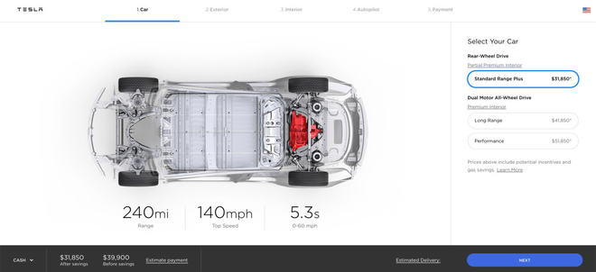 特斯拉再调价 Model 3所有车型上涨400美元