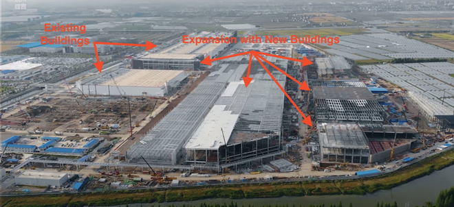 特斯拉上海工厂正迅速扩张 规模翻倍适应投产Model Y
