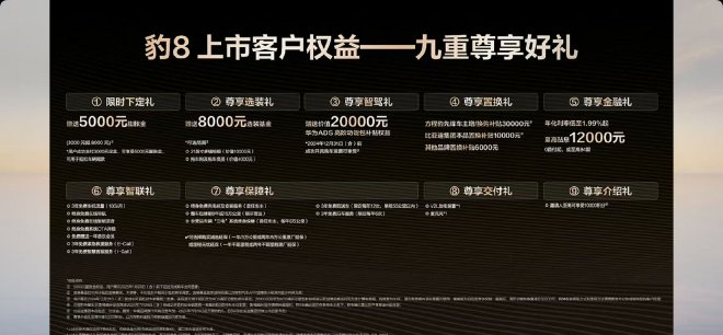售37.98万元起,方程豹豹8正式上市