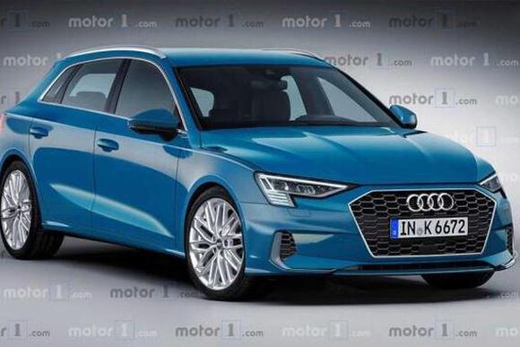 新一代奥迪A3渲染图 将于四季度发布