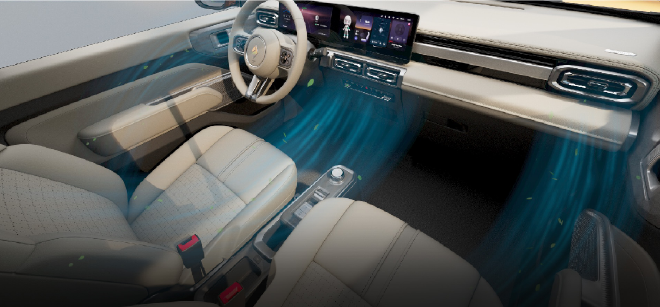 宝骏悦也内饰官图首次曝光!超大驾乘空间玩乐感十足