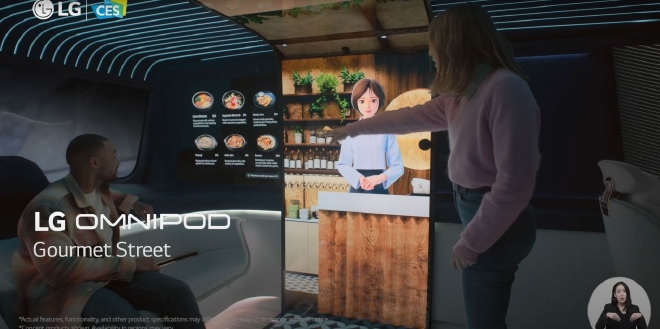 2022CES:LG发布Omnipod自动驾驶概念车和数字驾驶舱