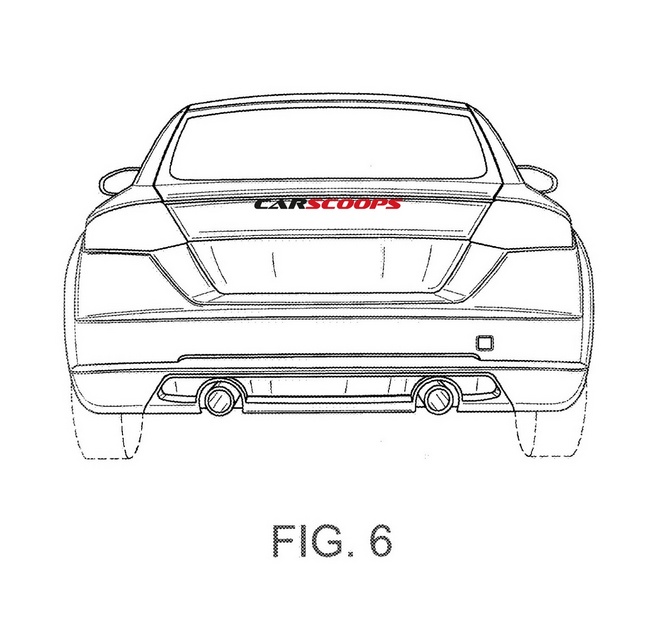 新一代奥迪TT RS专利图曝光 明年3月发布