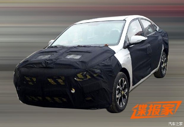 或北京车展亮相 曝北京现代新瑞纳谍照