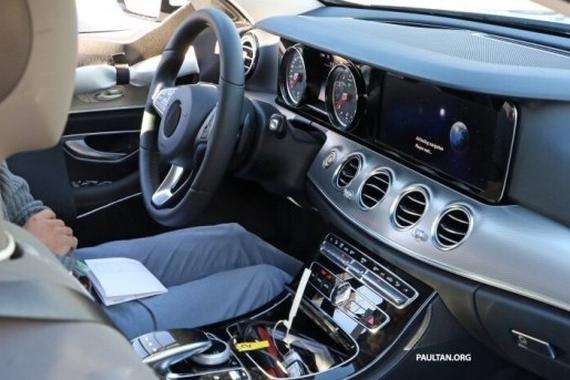 全新奔驰E级内饰照首曝 2016年首发