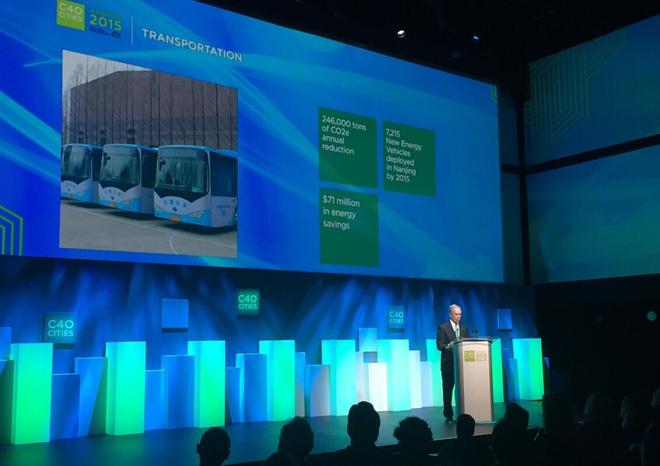 比亚迪授予纽约C40城市大奖