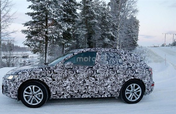 新Q7再次被套娃 奥迪全新Q5路试谍照曝光