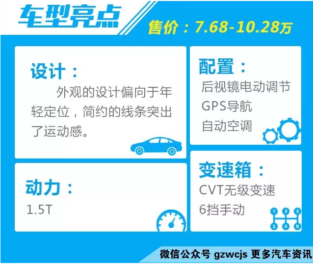 10万左右CVT中国品牌家轿推荐