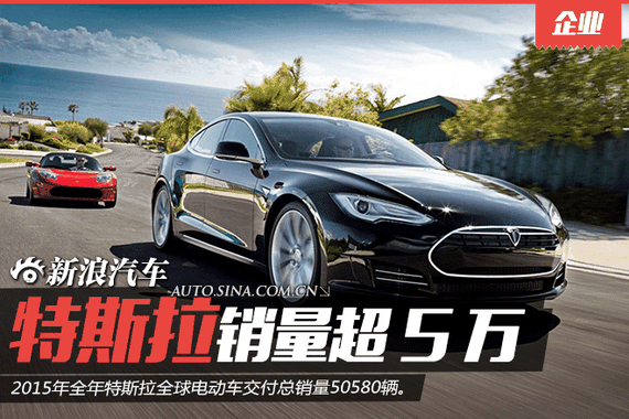 特斯拉2015销量50580辆 开始交付Model X