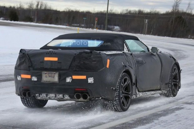 或2016年底推出 新科迈罗ZL1敞篷版谍照