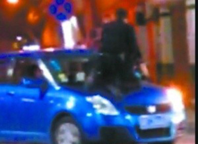 佛山男子醉驾顶飞民警 警方两度鸣枪示警