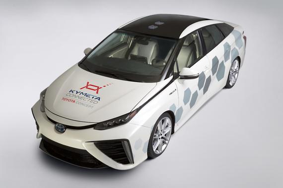 基于Mirai研发 丰田高科技概念车亮相北美