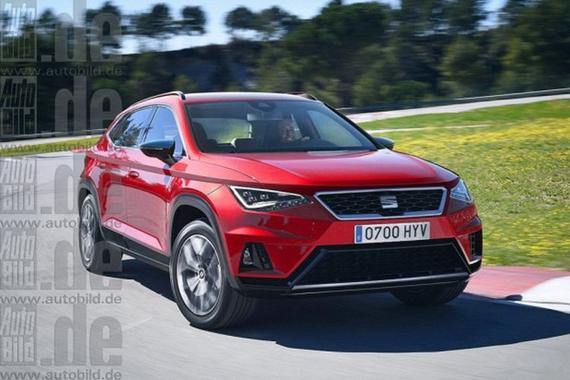 或命名TECTA 西雅特首款SUV车型假想图